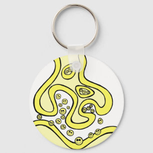 Smile Neurotransmitters Nyckelring