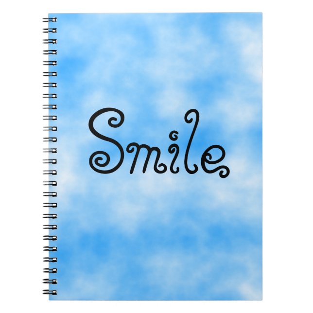 Smile-notebook Anteckningsbok Med Spiral (Framsidan)