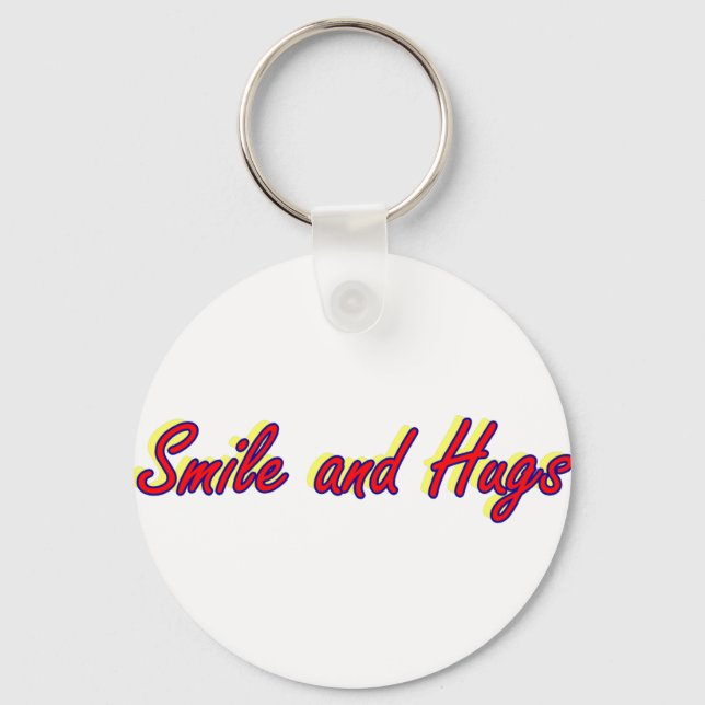 Smile och kramar nyckelring (Framsida)