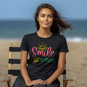 Smile och Wave Positive Vibes Women's T-Shirt