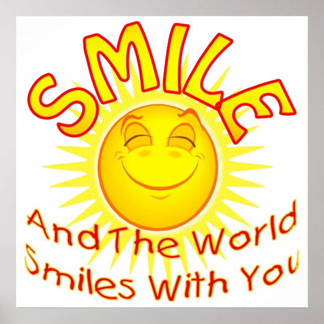Smile och World Smiles med dig (2) Poster (Framsidan)