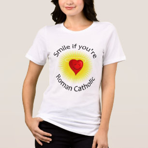 Smile om du är romersk-katolsk t shirt
