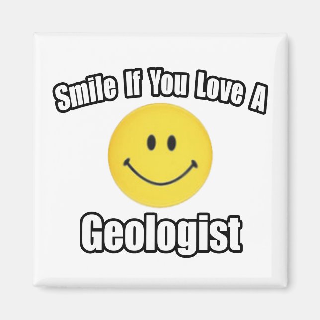 Smile om du Kärlek är geolog Magnet (Framsidan)
