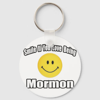 Smile om du Kärlek är mormon Nyckelring