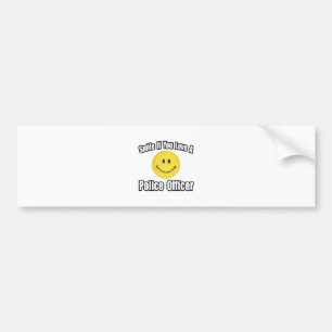 Smile om du Kärlekar en polisman Bildekal