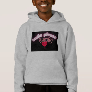 Smile Please Kids Pullover Hoodie T Shirt
