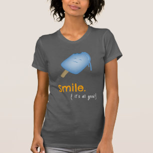 Smile Popsicle Ice Cream T-Shirt (mörk)