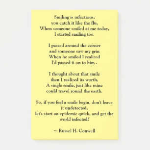 Smile Post-it Block
