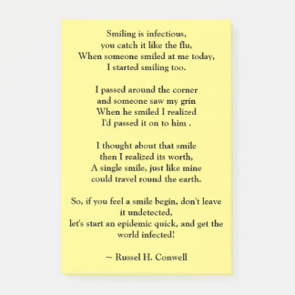 Smile Post-it Block