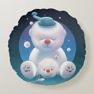 Smile Pup: Ice Shaver Drömland & Isbjörn Rund Kudde
