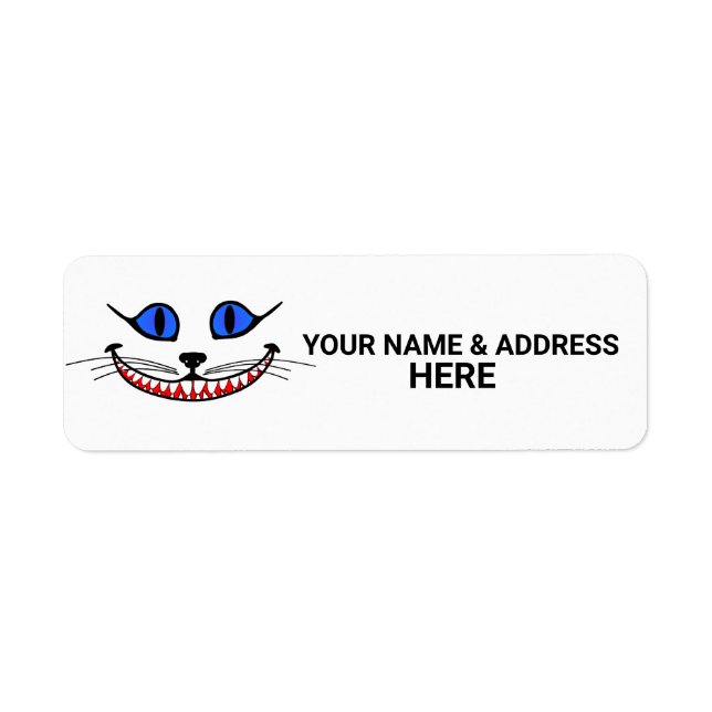 SMILE-RETURETIKETTER FÖR KATEGORI RETURADRESS ETIKETT (Framsidan)