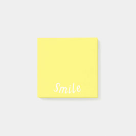 Smile Roligt Sunshine Gult Post-it Block
