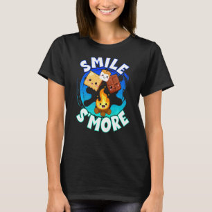 Smile S more Wortspiel Helg Clamping Boys T Shirt