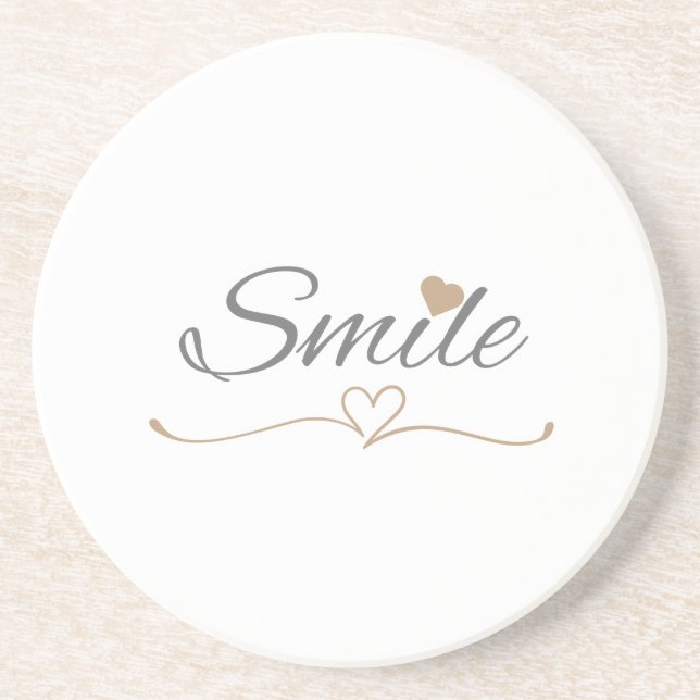 Smile Script Mors Dag & Födelsedagspresent för hen Underlägg (Framsidan)