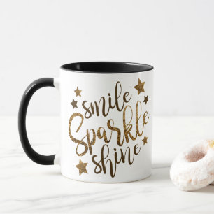 Smile, Shine, Gnistra Coffee Mugg