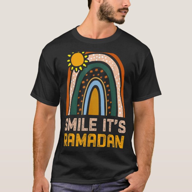 Smile sin Ramadan Muslim Eid Mubarak Islamic Ramad T Shirt (Framsida)