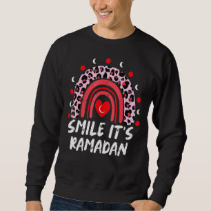 Smile sitt Ramadan Islamic Ramadan Quote Muslim Ei Lång Ärmad Tröja