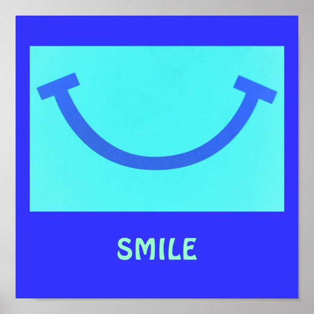 Smile Skriv ut Poster (Framsidan)