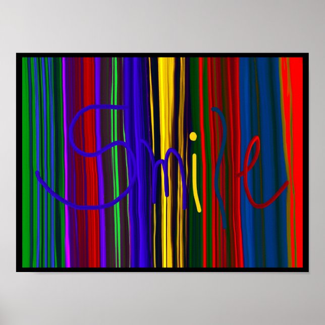 Smile ~ Skriv ut/Poster Poster (Framsidan)