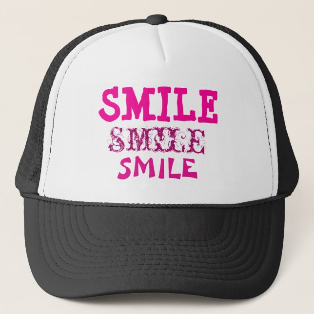 Smile SmileTrucker Hat Truckerkeps (Framsida)