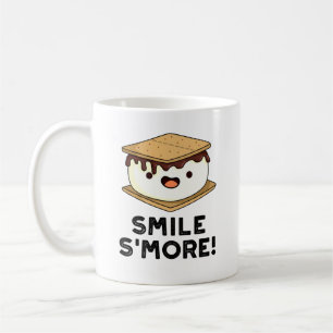 Smile Smore Funny Sweet Food Pun Kaffemugg