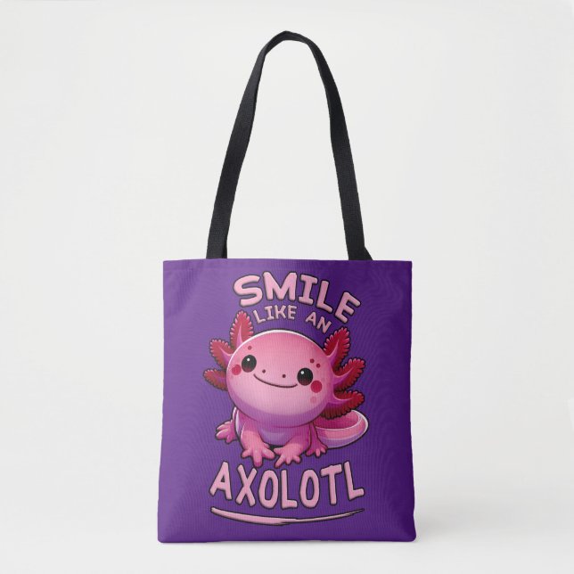 Smile som en Axolotl Tygkasse (Framsida)