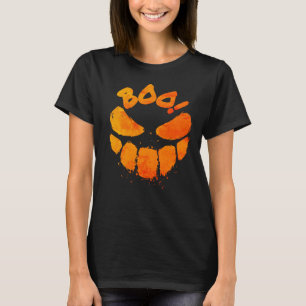 Smile Spooky Ansikte Happy halloween T-Shirt