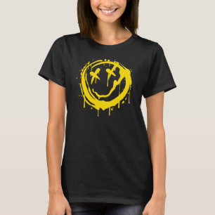 Smile Spray Art Klistermärke T Shirt