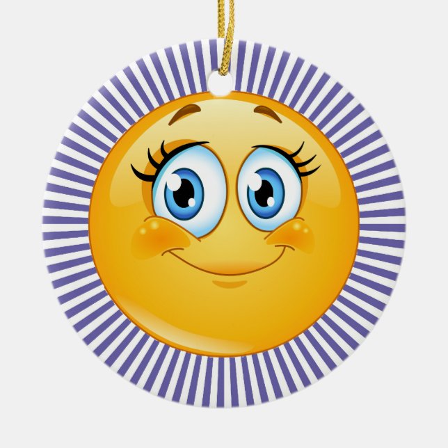 Smile - SRF Julgransprydnad Keramik (Framsidan)