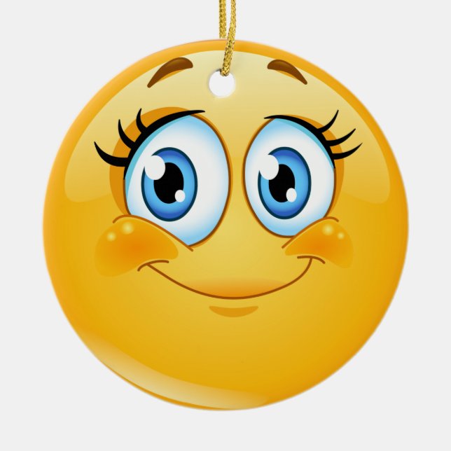 Smile - SRF Julgransprydnad Keramik (Framsidan)