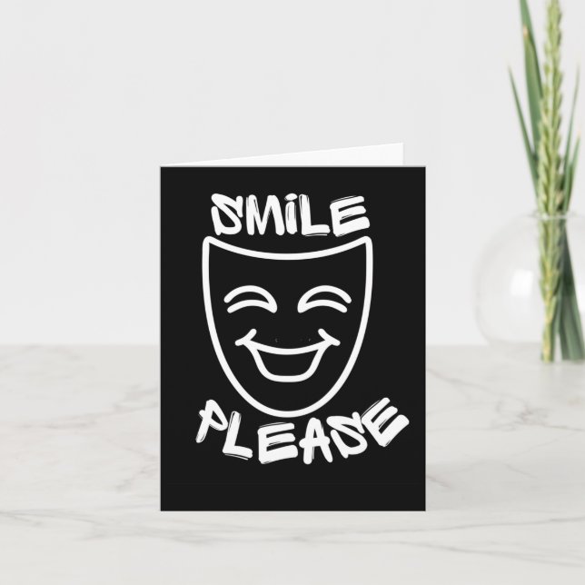 Smile, Sticker Kort (Framsida)