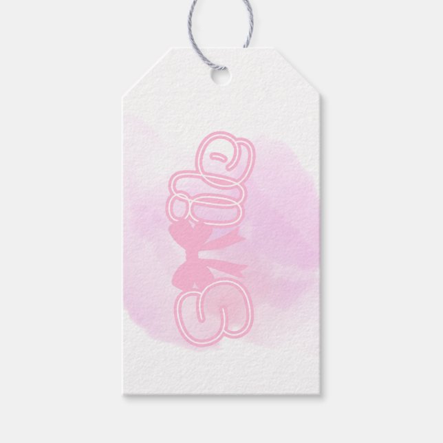 Smile tag presentetikett (Framsidan)