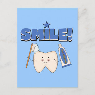 SMILE - Tandskjortor och handskar Vykort