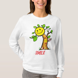 "Smile Träd" Positive Vibes T Shirt