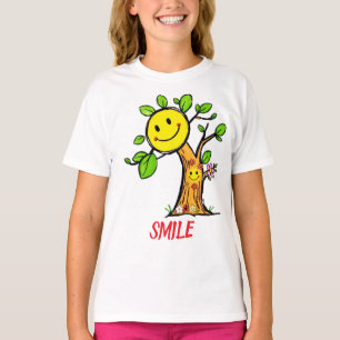 "Smile Träd" Positive Vibes T Shirt