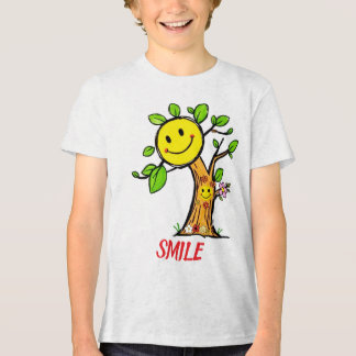"Smile Träd" Positive Vibes T Shirt