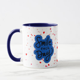 Smile Typography Mugg