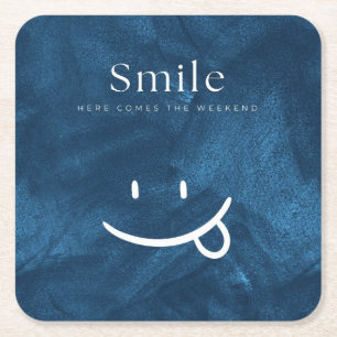 Smile Underlägg Papper Kvadrat
