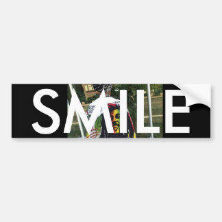 SMILE VINATGE BUMBERSTICKER BILDEKAL