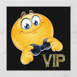 Smile VIP Black Tie-händelsemeddelande Inbjudningar