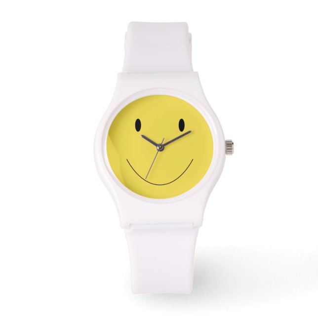 Smile Yellow Happy Face 007 Armbandsur (Framsida)