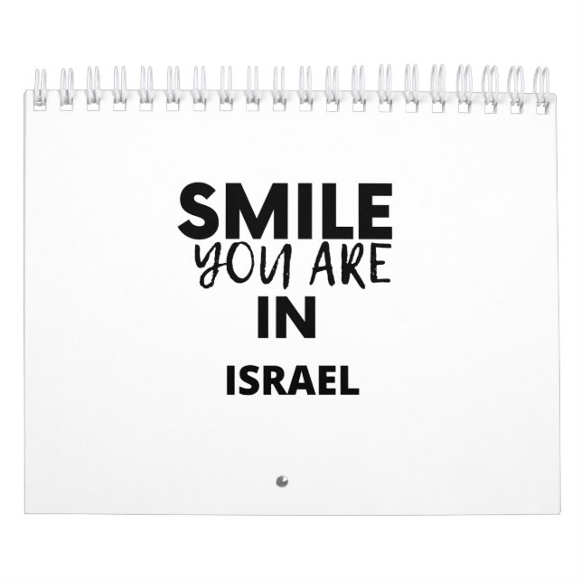 SMILE YOU ARE IN  ISRAEL KALENDER (Omslag)