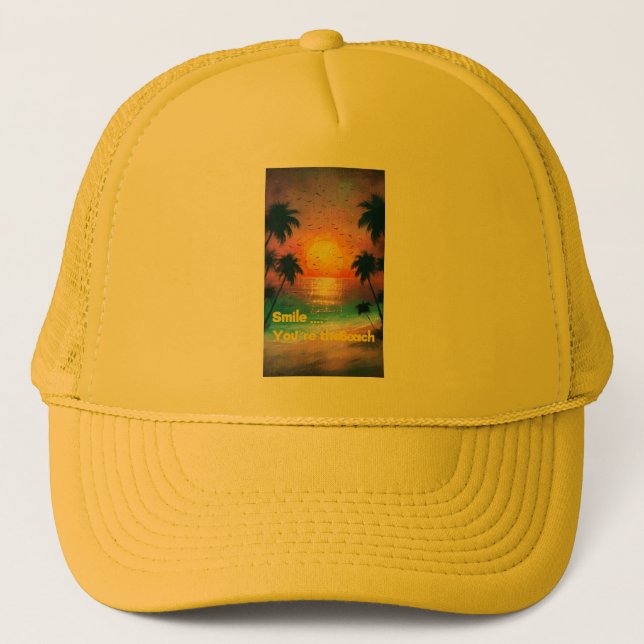 Smile... You're at the Beach – Chill Summer Cap Keps (Framsida)