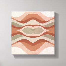 SmileGeometric Wave Wall Art - Scandinavian Canvas