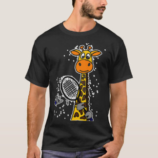 Smilemoresa Funny Giraffe Spela T T Shirt