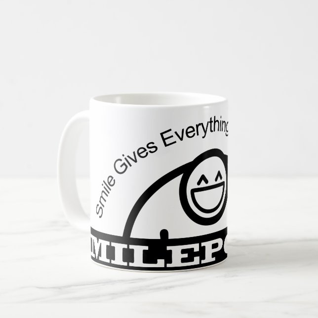 smilepower extra kaffemugg (Framsida vänster)