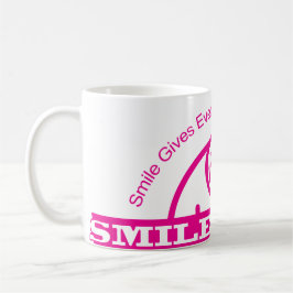 smilepower rosa kaffemugg