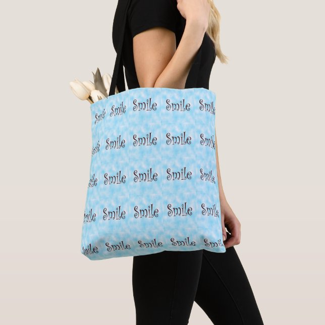 Smiles - All over Print Toit Bag Tygkasse (Närbild)