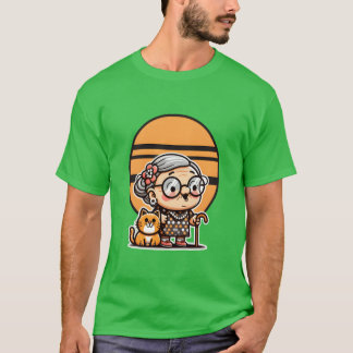 Smiles and Cats Girl T Shirt