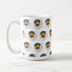 Smiles apa ansikte kaffemugg